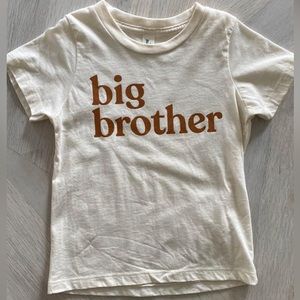 Organic cotton “Big Brother” T shirt